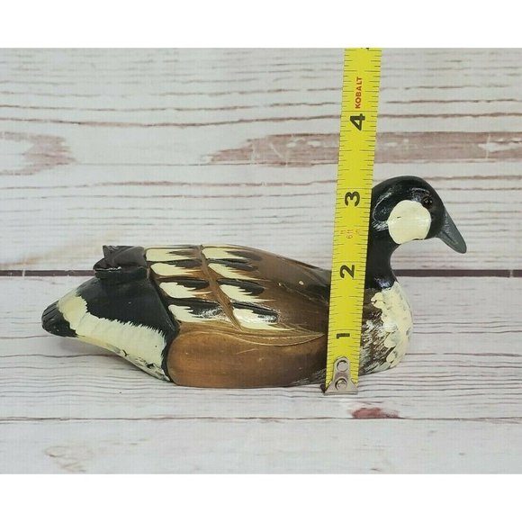 Gorgeous Wooden Duck Decoy 7" Colorful Hand Painted Shelf Sitter Home Décor - Picture 10 of 10